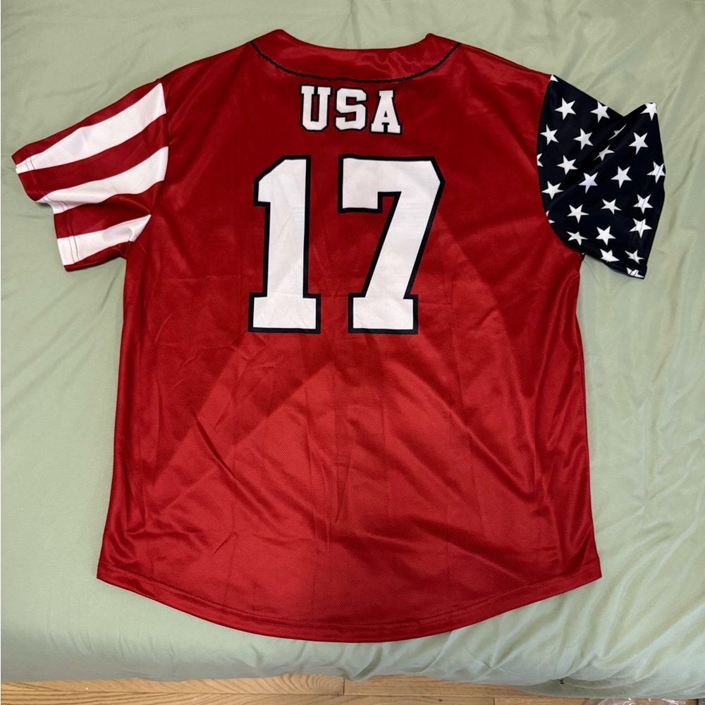 Yee Yee - Men’s 4th of July Baseball Jersey - Picture 3 of 3